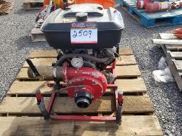 Pompe a eau 18hp a essence, &eacute;tat inconnu