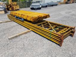 5 pattes de raking environ 14pi + 24 barres horizontales 124po
