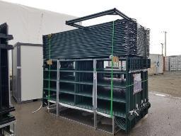 Enclos a animaux 54mcx + 2 portes, panneaux 10'x5', 1260Kg