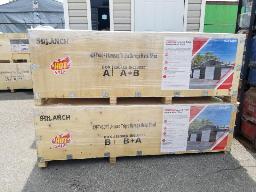 Garage triple en m&eacute;tal 30pi X 42pi Neuf, mod&egrave;le SDL4230TGMS