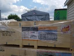 Abris double en m&eacute;tal 25pi X 33pi, Neuf, mod&egrave;le SDL2533DGMS