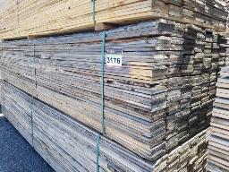 Planches &agrave; cl&ocirc;ture blanchis 1x6x12 - 320mcx