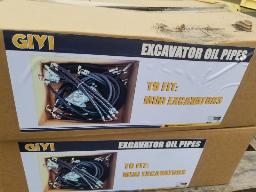 Kit de boyau a l'huile hydraulique pour 1 tonne-3 tonnes pour excavatrice