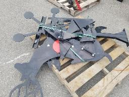 Lot de cibles de pratique en acier: chevreuil_chien, multi cible