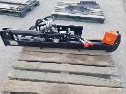 Fendeuse a bois hydraulique horizontale pour mini chargeur, max 25po