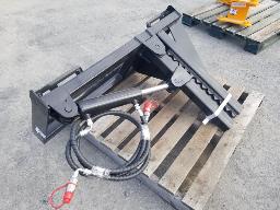 Pince hydraulique attache skid steer