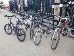 6 v&eacute;los mod&egrave;les vari&eacute;s