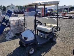 Mini cart de golf gris pas de batteries pour projet de restoration