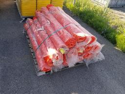 Environ 20 Cl&ocirc;tures a neige / s&eacute;curit&eacute; solide orange 1.2m x 50m (4x164pi)
