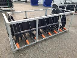R&acirc;teau &agrave; grappin 78po, attache skid steer, boitier 85x30x31