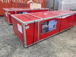 Toiture en acier pour conteneur 40pi x 36pi x 4pi, boite 124po x 44po x 30po, 1730Kg, neuf