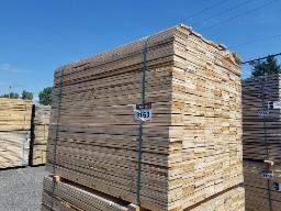 Planches &agrave; cl&ocirc;ture blanchis 1x6x5 - environ 512mcx