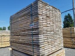 Planches &agrave; cl&ocirc;ture blanchis 1x6x5 - environ 512mcx