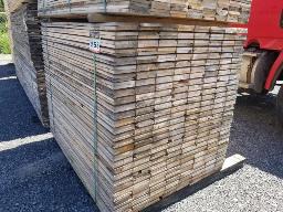Planches &agrave; cl&ocirc;ture blanchis 1x6x5 - environ 464mcx