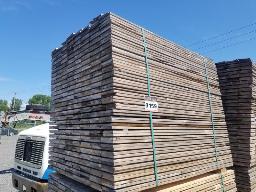 Planches &agrave; cl&ocirc;ture blanchis 1x6x5 - environ 464mcx