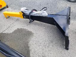 Boom t&eacute;lescopique avec cylindre hydraulique 20po, longueur max 108po, attache skid steer