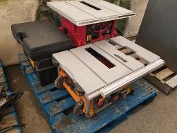 Banc de scie Ridgid + 2 bancs de scie King