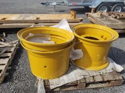 2 jantes pour pneus de niveleuse Caterpillar