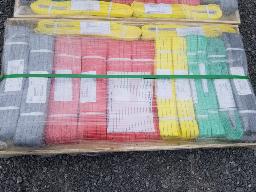 22 sangles en polyester, grandeurs et largeurs vari&eacute;s