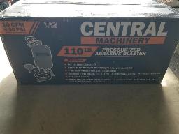 Kit de sablage central machinery 10 CFM - 90 PSI, 110 lbs.