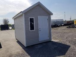 Cabanon 8pi x 12pi, 2 versants 127 1/2 pouces de haut