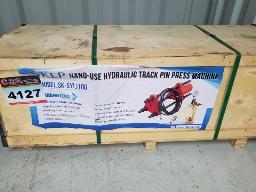 Presse hydraulique manuelle.