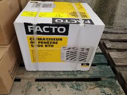 Climatiseur de fen&ecirc;tre 5000 BTU, marque Facto. Neuf