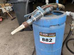 St-Prosper: Machine &agrave; sandblast.