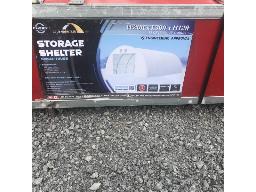 GOLD MONTAIN SS-SR2030-300- Abri toit arondi simple trust, PE 300G, 20'x30'x12', Poid: 836 lbs