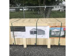 CHERY-MS-2322-Abri double pour automobile en m&eacute;tal 23' x 22' / Portable Metal Shed 23*22FT