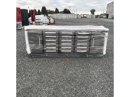 STEELMAN WB-10-18D2-SS-Coffre &agrave; outils 10' (18 tiroirs, 2 portes) stainless, poids 684 lbs, 113''x 38''x 24''