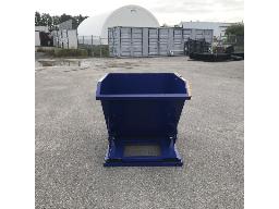 GREATBEAR ET-SDH-10-B-Bac verseur 1 VC, bleu , 375 lbs / Greatbear Self Dumping Hopper - 1 Cubic Yard - Blue Weight: 375.00 lb