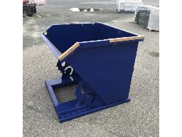 GREATBEAR ET-SDH-10-B-Bac verseur 1 VC, bleu , 375 lbs / Greatbear Self Dumping Hopper - 1 Cubic Yard - Blue Weight: 375.00 lb