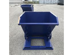 GREATBEAR ET-SDH-10-B-Bac verseur 1 VC, bleu , 375 lbs / Greatbear Self Dumping Hopper - 1 Cubic Yard - Blue Weight: 375.00 lb