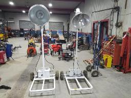 2 tours d'&eacute;clairage 1000W