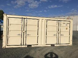 Conteneur de 20', 3 portes. 8'6" No s&eacute;rie C1MU161688 8 22GG 2.6M