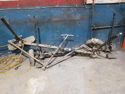 Chariot avec patin pour &eacute;chafaudage.