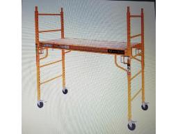 Syst&egrave;me &eacute;chafaudage sur roue, marque Metaltech Jobste 6' , mod&egrave;le 1-C1SC