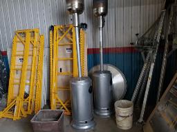 2 chauffes terrasses au propane 88"