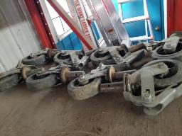 8 roues de 6" pour &eacute;chafaudage