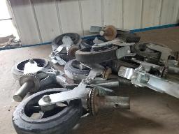 9 roues de 8" pour &eacute;chafaudage