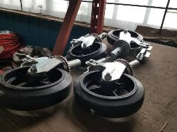 4 roues de 8" pour &eacute;chafaudage (Neuf)
