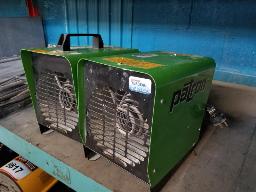 2 chaufferettes, marque Patron, mod&egrave;le PA-E15, 15 00W + 1 Martin, mod&egrave;le MGB-2E, 1500W 100V