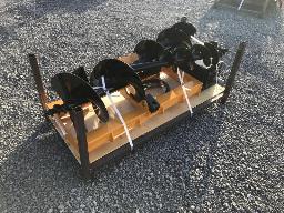 Tari&egrave;re et rallonge pour chargeuse compacte / skid steer loader auger and extra rod
