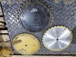 Lot de 3 lames &agrave; bois 10" x  5/8"