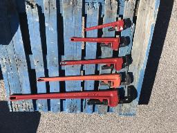 Lot Pipewrench 14" &agrave; 48"