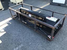 2026-Rotoculteur hydraulique pour chargeuse compacte Marque MOWER KING, 72"  / Skid Steer Rotary Tiller