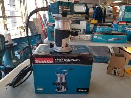 Toupie compacte 1 1/4 Hp Makita, mod&egrave;le RTO701C, &eacute;lectrique (Support Makita)