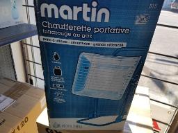 Chauffage au propane, marque Martin, 11 500 BTU