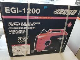 G&eacute;n&eacute;ratrice &agrave; inverseur, marque Echo, 12 00W, mod&egrave;le EGI-1200